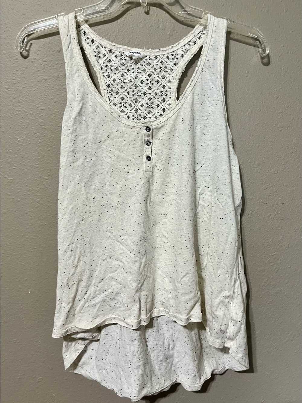 Aeropostale Heathered Swing Tank